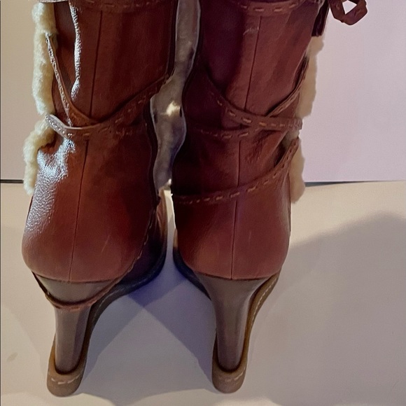 SOLD: Vince Camuto Brown leather boots size 9 made in Brazil SOLD - Picture 10 of 16